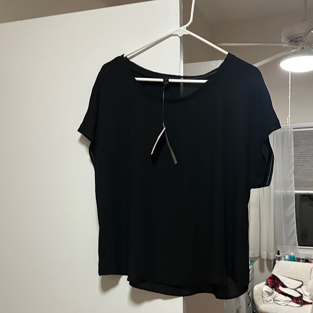 Banana Republic Black Short Sleeve Top
